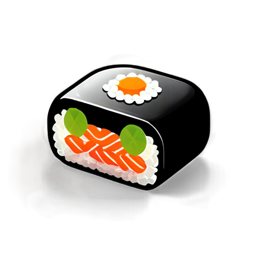 logo sushi rolls pizza - icon | sticker