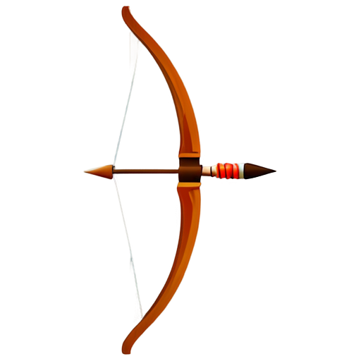 bow and arrow icon - icon | sticker