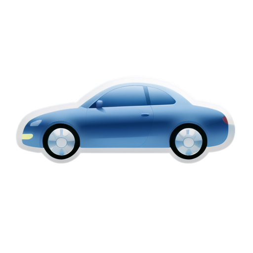 technology digital cloud car - icon | sticker