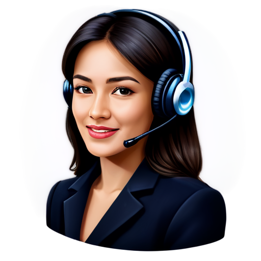 buatkan icon agent telesales tanpa manat dan hidung dengan tulisan telesales - icon | sticker