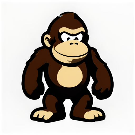 donkey kong - icon | sticker