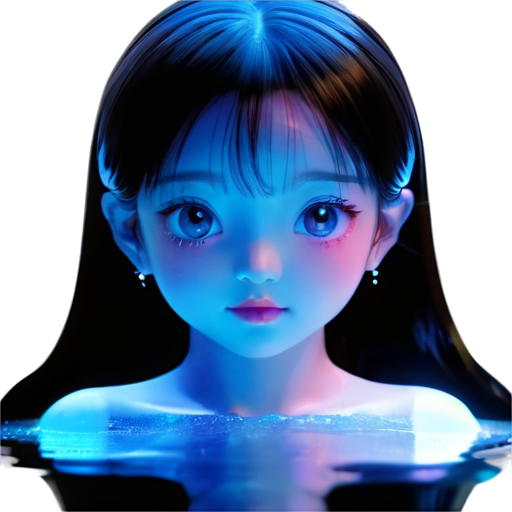 (extremely detailed CG:1.2),eyes,close-up, light_line,water,water drop, gorgeous,multiple_colors, sunlight, galaxy,realistic, 1girl, upper body, - icon | sticker