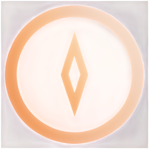 Ancient rune of earth (only lines) - icon | sticker