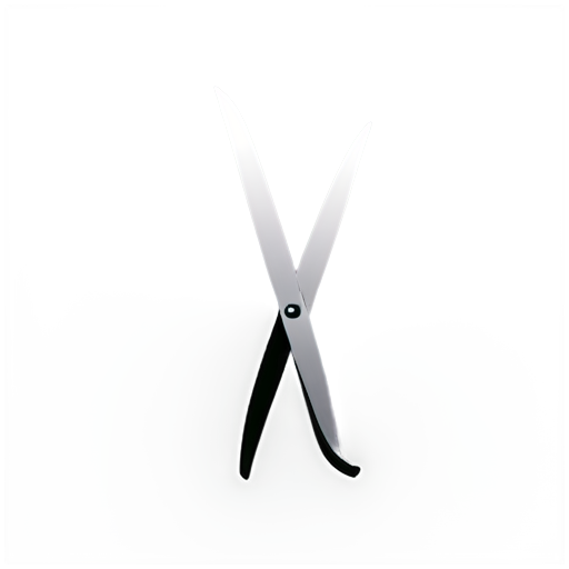 Please help me design a logo in the shape of scissors for editing software. - icon | sticker