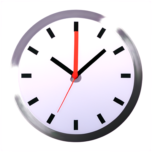 simple clocks in pixelart style - icon | sticker