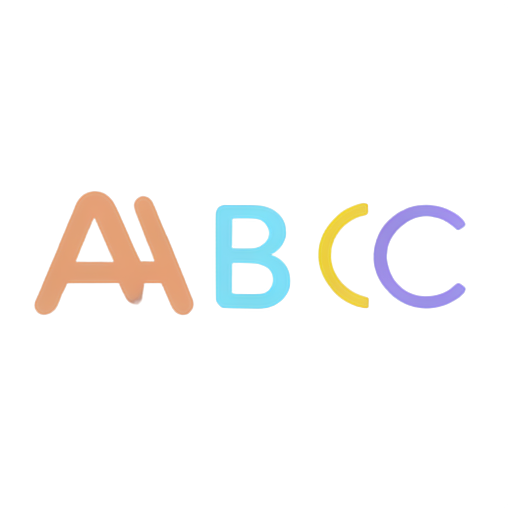 children learn to write abc, voice to tracing letters - icon | sticker