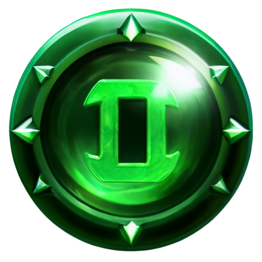 Emerald dreams game symbol - icon | sticker