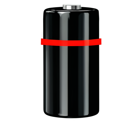 A battery that is half empty - icon | sticker