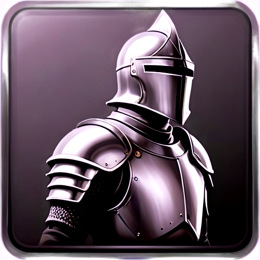 Knight square icon - icon | sticker