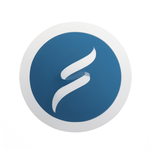 vortex icon app like logo, with twists like a tornado - icon | sticker