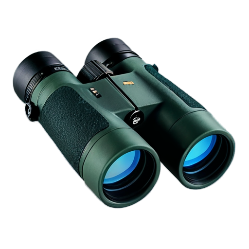 Binoculars showing the azimuth - icon | sticker