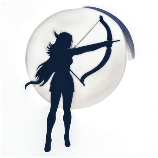 Night Elf bowhunter,dark blue moon eclipse,night. - icon | sticker