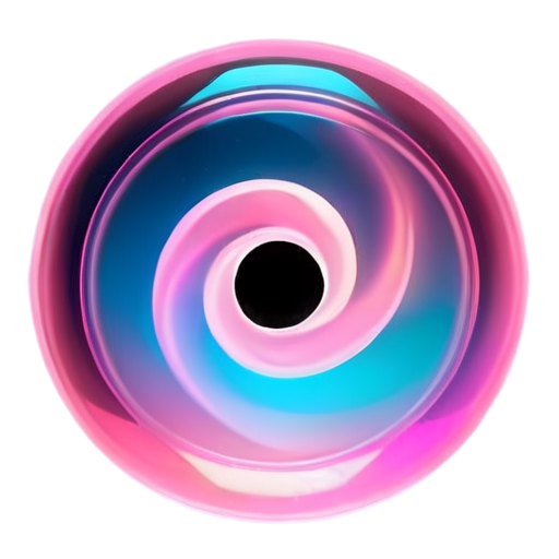 Whirlpool Round Pink Vortex for guild role discord - icon | sticker