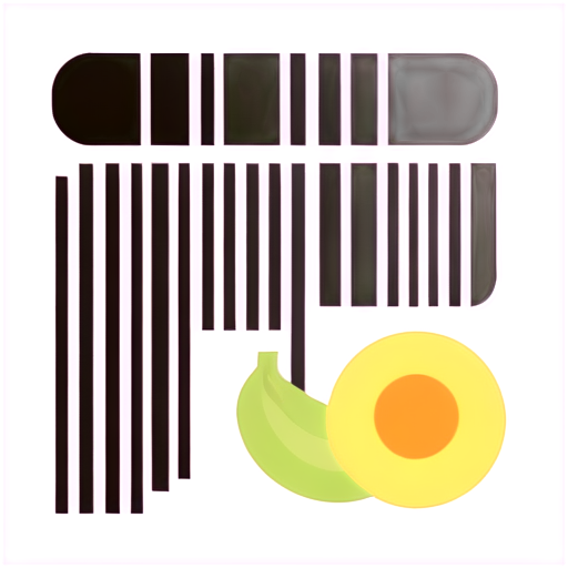 barcode healthy food icon - icon | sticker