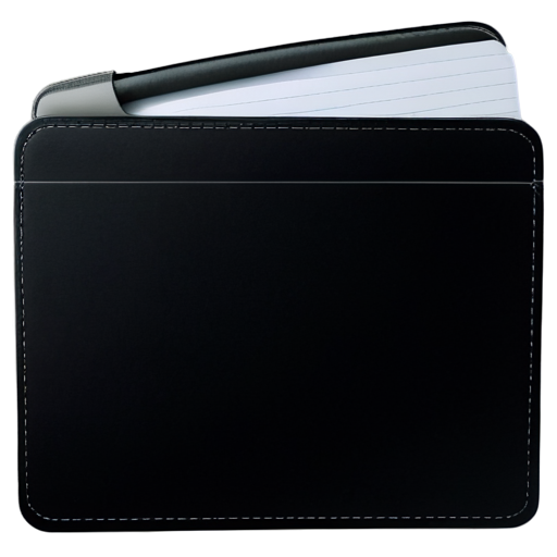 ноутбук, блокнот, ручка, фотоапарат і диктофон - icon | sticker