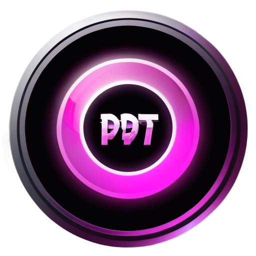A round icon for party community called PRAVDA7. On icon must be a something like nightclub with pink light and lasers - icon | sticker
