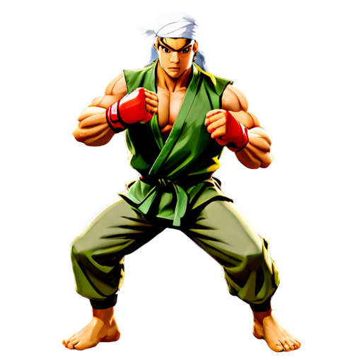 street fighter muslim - icon | sticker