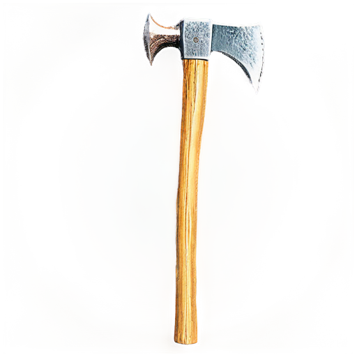 artistic art style mining pickaxe - icon | sticker