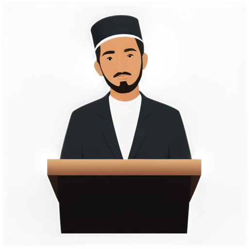 imam speech, translation, islam - icon | sticker