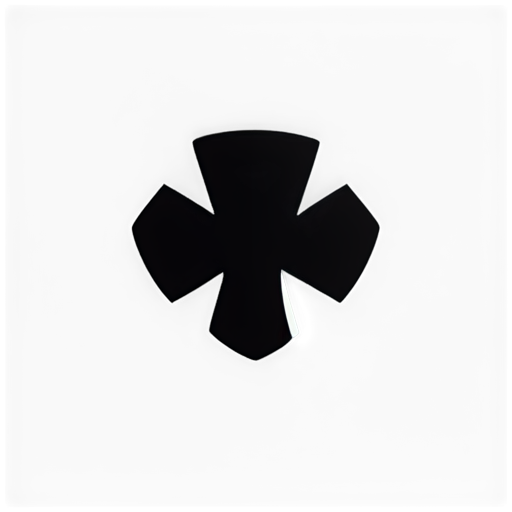 A black-filled icon for HSE (Health, Safety, Environment) control, designed for use as a button icon. The design should include a medical cross, a shield, and a leaf, all in solid black, with additional explanatory elements such as a small wrench for control or maintenance, and a cogwheel for operational aspects. The icon should have a clear and bold style, suitable for a small button. The background should be transparent to fit into any interface. - icon | sticker