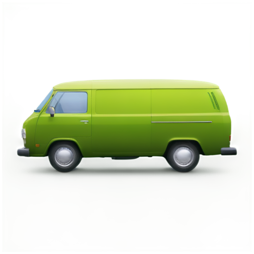 green van - icon | sticker