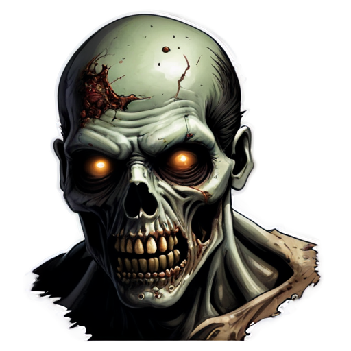 Sticker "zombie" Art - icon | sticker