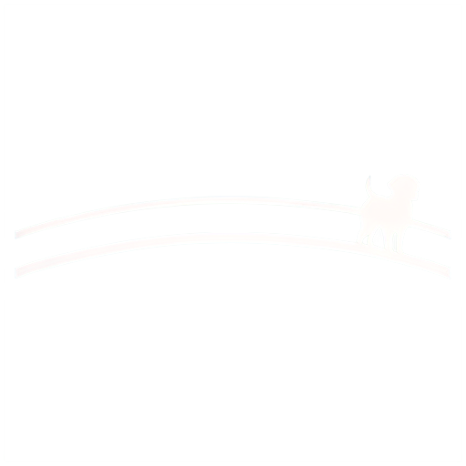bridge, dog, Abstract lines composed of dogs, dog on the bridge, line, restaurant app line icons, no background, modern, minimalistic, no color, realistic - icon | sticker