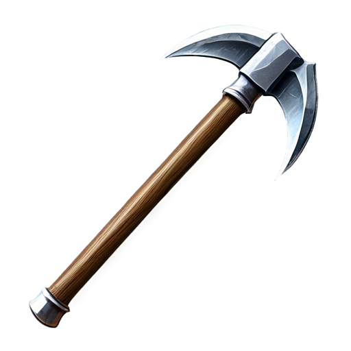 artistic art style pickaxe - icon | sticker