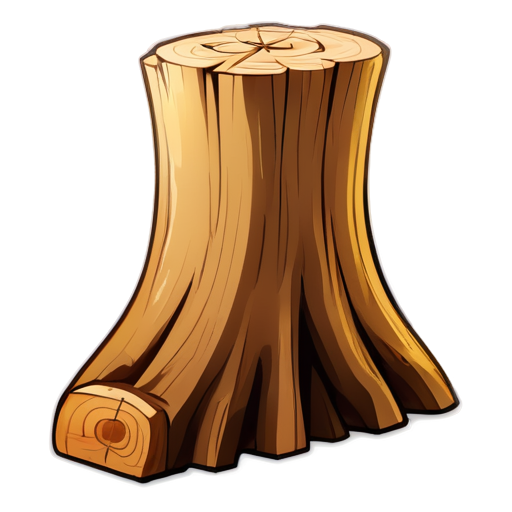 Chopped wood - icon | sticker