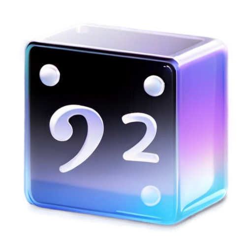 glass calendar icon - icon | sticker