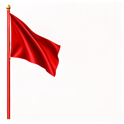 2d red flag - icon | sticker