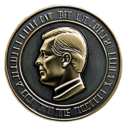 a coin given to the best employee - icon | sticker