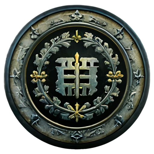 medieval Cash icon circle around it - icon | sticker