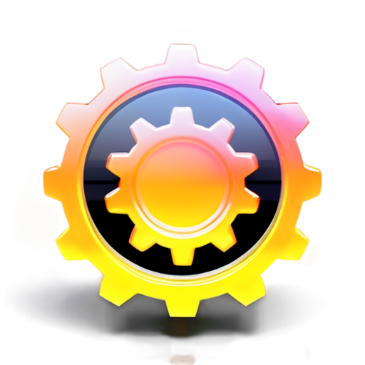 Icon composed of crops and gears - icon | sticker