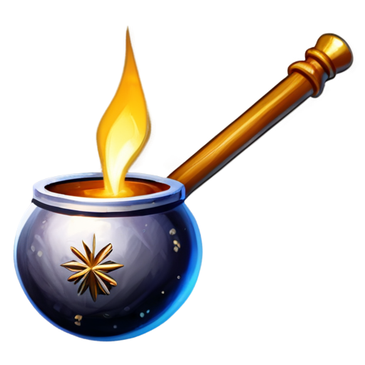 medieval casting spell icon - icon | sticker