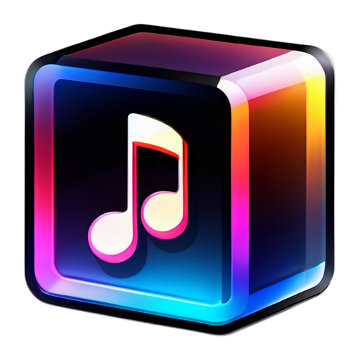 an app icon for an app called "setlist manager" which is used by musicians to create playlists and manage their songs. - icon | sticker