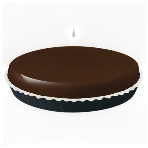 Sprinkle lots of 0 and 1 shaped chocolate on the pie - icon | sticker