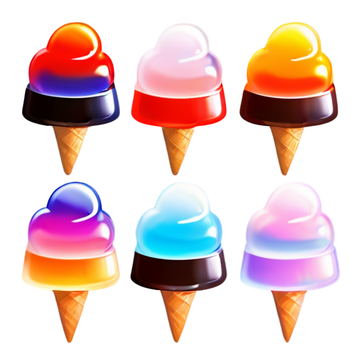 mascot Ice cream logo - icon | sticker