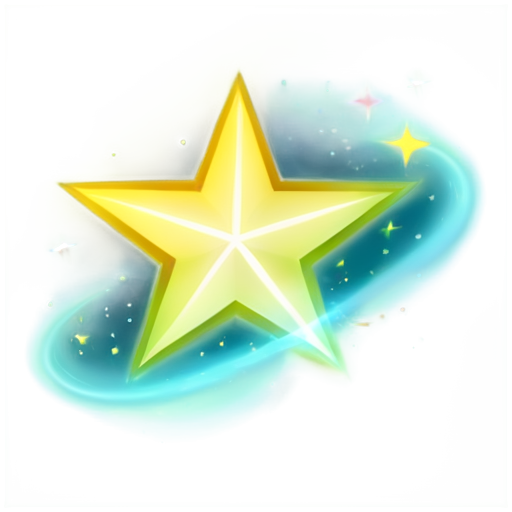 Starry Design, Herb Icon, Celestial Colors, Mystical Appearance, Elegant Shape, Night Sky Theme, Radiant Look - icon | sticker