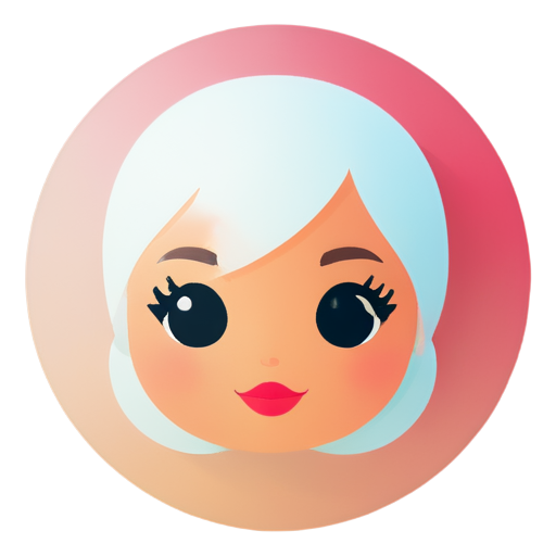 3D cute beauty icon - icon | sticker