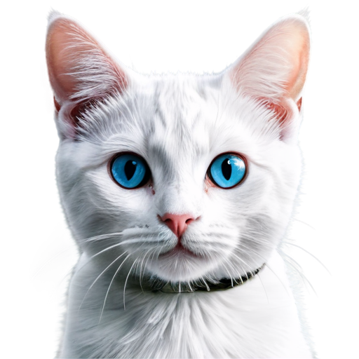 Белый котейка в космосе - icon | sticker