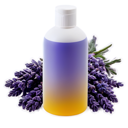 A lavender-scented shampoo logo can highlight naturalness, calmness, and relaxation. In the center of the logo there can be an image of a lavender flower or a field with these wonderful plants, which is associated with peace and natural care. The purple color that is characteristic of lavender can be used in different shades to convey the aromatic energy and softness of the product. The font in the logo can be simple and clear, reflecting purity and naturalness. Graphics and colors should create an impression of comfort and relaxation, encouraging consumers to feel relaxed and enjoy using the product. - icon | sticker