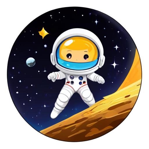 space coin - icon | sticker