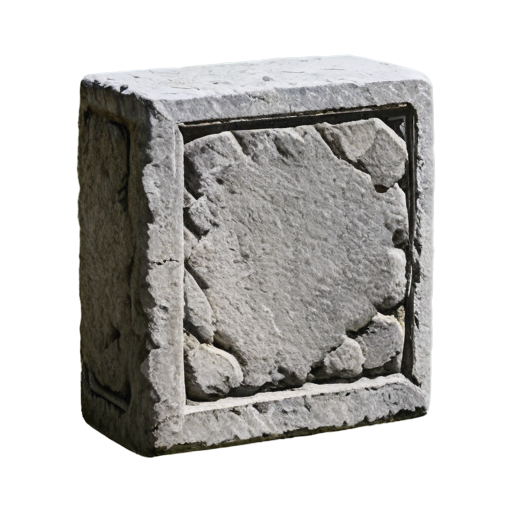 medieval stone square - icon | sticker