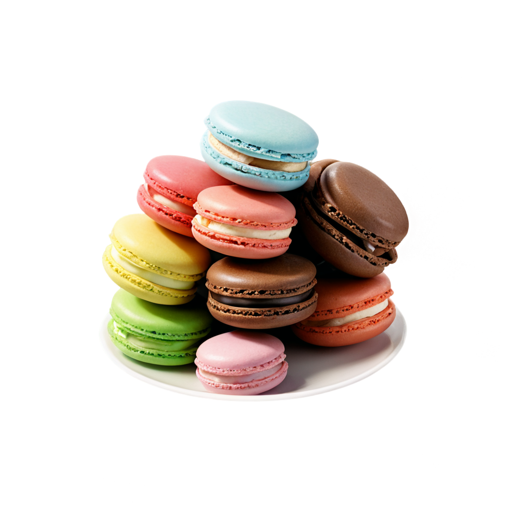 candy, realistic, food focus, macaron, still life, sweets, - icon | sticker