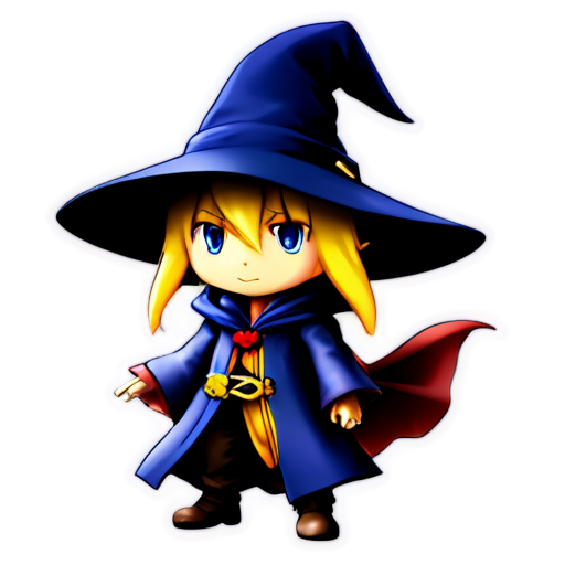 Final fantasy. Black mage - icon | sticker