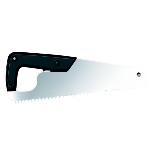 artistic style hand saw - icon | sticker