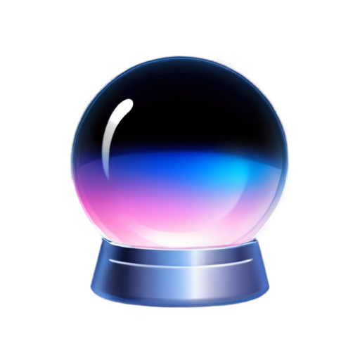 crystal ball - icon | sticker