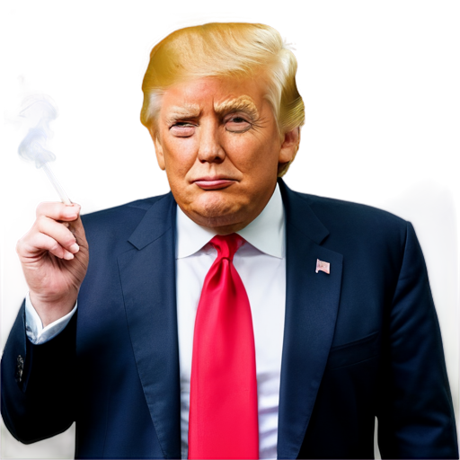 donald trump smokes cannabis with ilon mask - icon | sticker