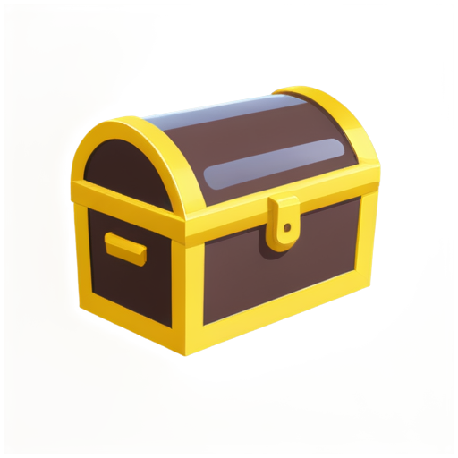 a treasure chest with cards in it - icon | sticker